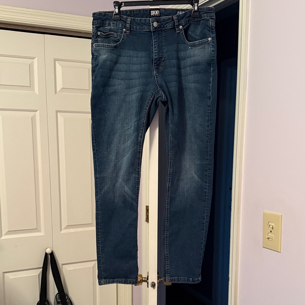DKNY Men's Dark Blue Skinny Jeans